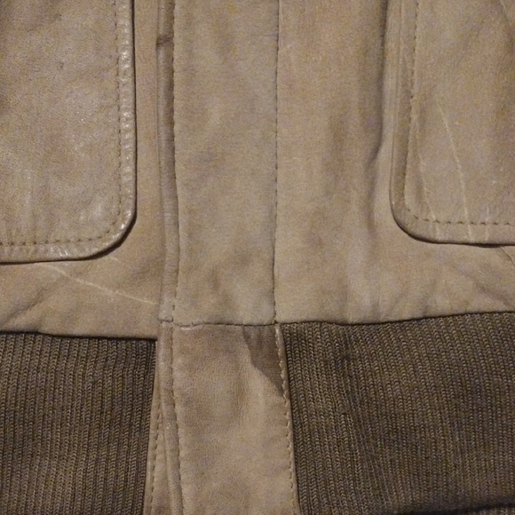 vintage U2 Wear Me Out leather bomber flight jacket. - Picture 6 of 16